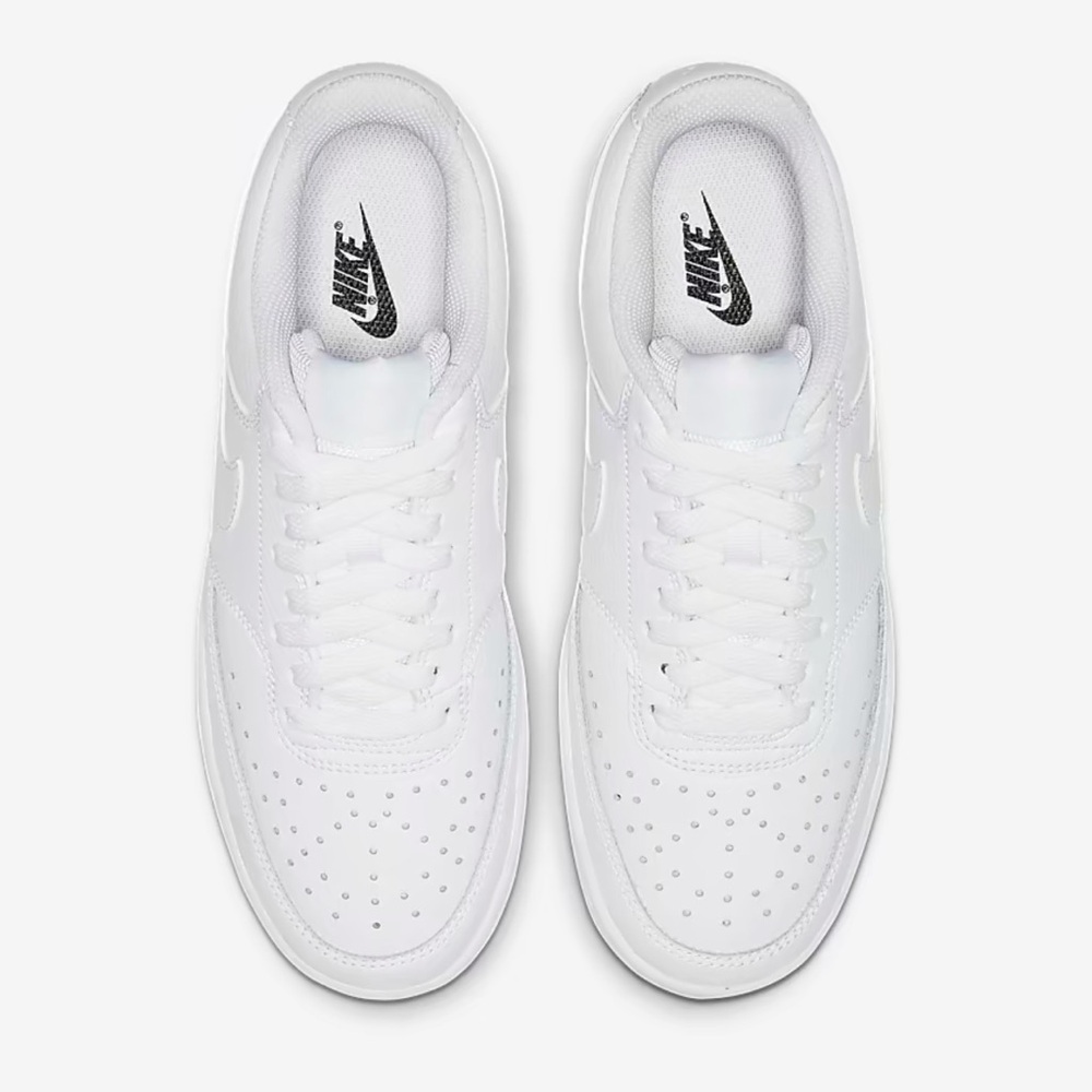 Nike Court Vision Low
Women's Shoes
White/White/White
Style CD5434-100 - Picture 6 of 16